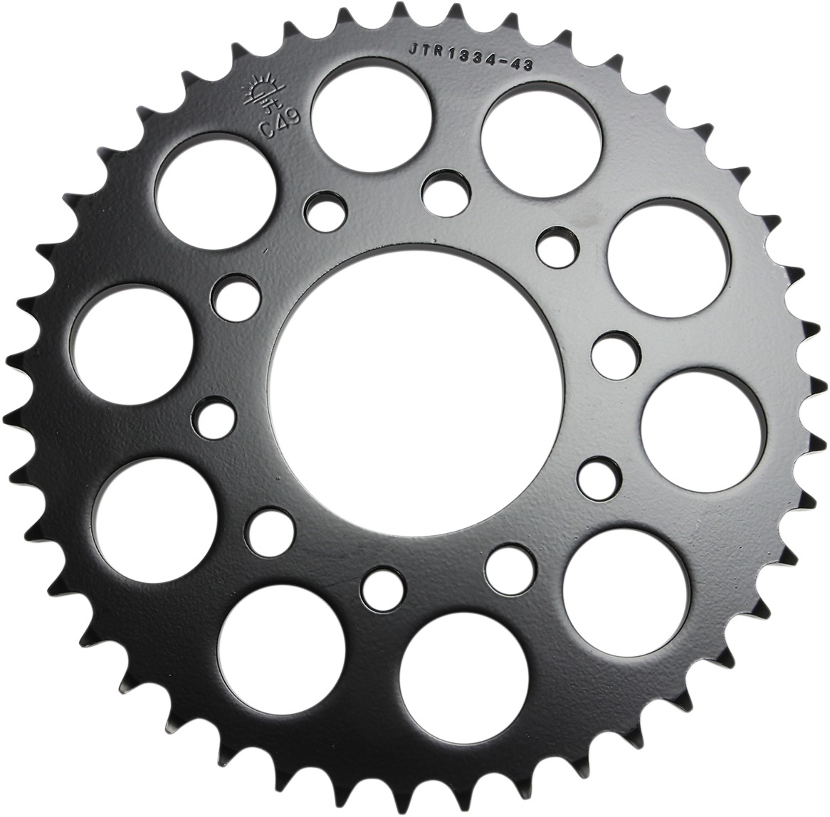 Steel Rear Sprocket - 43 Tooth 530 - For Honda CB/R/X VF/R - Click Image to Close