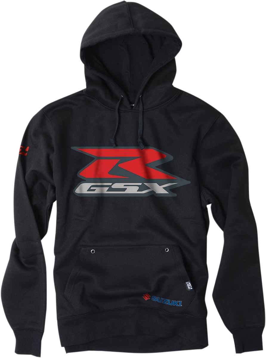 Men's Suzuki GSX-R Hoody - Suzuki Gsxr Hoody Blk Md - Click Image to Close