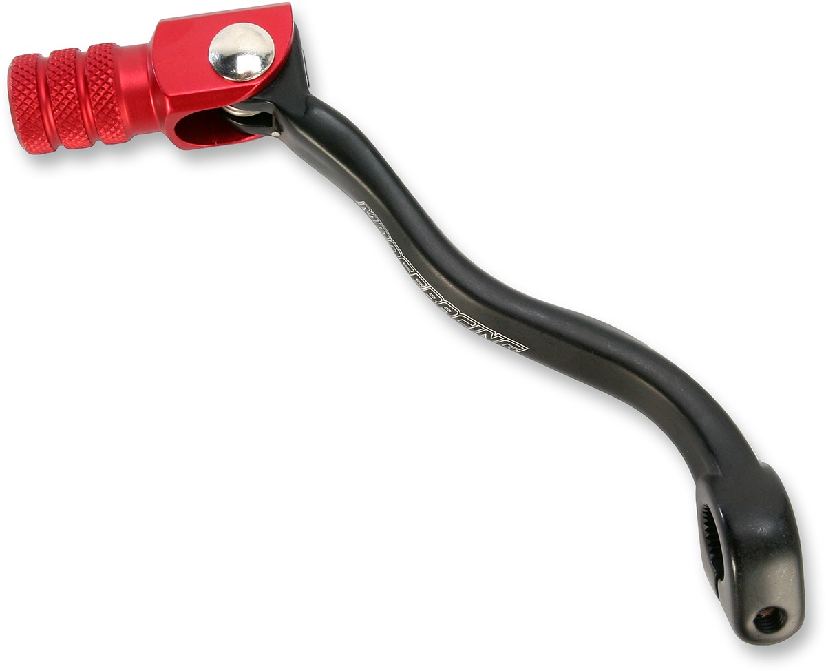 Anodized Forged Folding Shift Lever Black/Red - For Honda CRF250R CRF250X - Click Image to Close