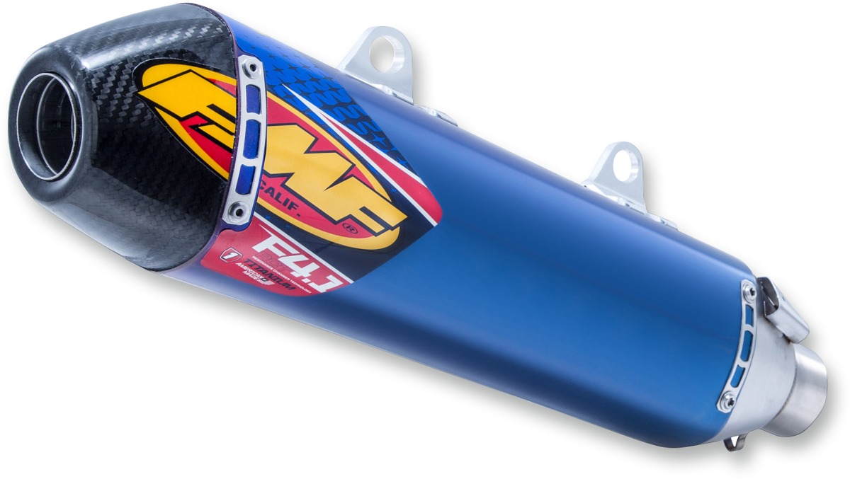 Blue Titanium Factory 4.1 RCT Slip On Exhaust - KTM & Husqvarna 250-501 - Click Image to Close