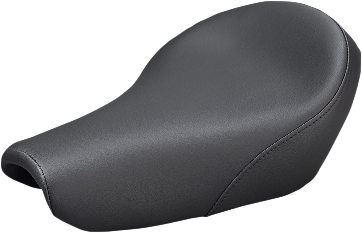 Wide Renegade Smooth Solo Seat Black Low - For 04-20 Harley XL XR - Click Image to Close