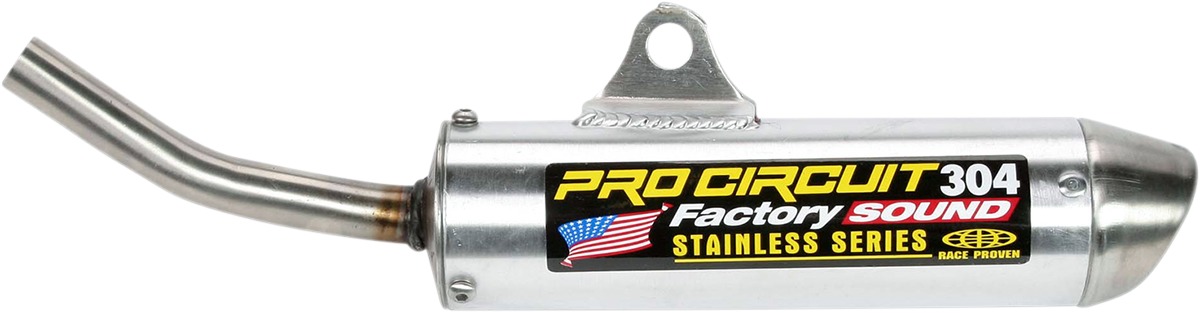 304 Aluminum Slip On Exhaust Silencer - For 96-07 CR 80/85 R/RB - Click Image to Close