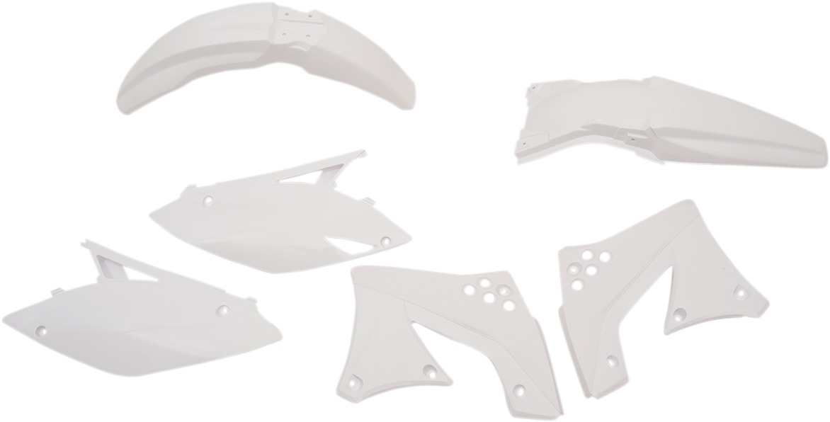 Standard Plastic Kits for Kawasaki - Plst Kt Kx250F Wht - Click Image to Close