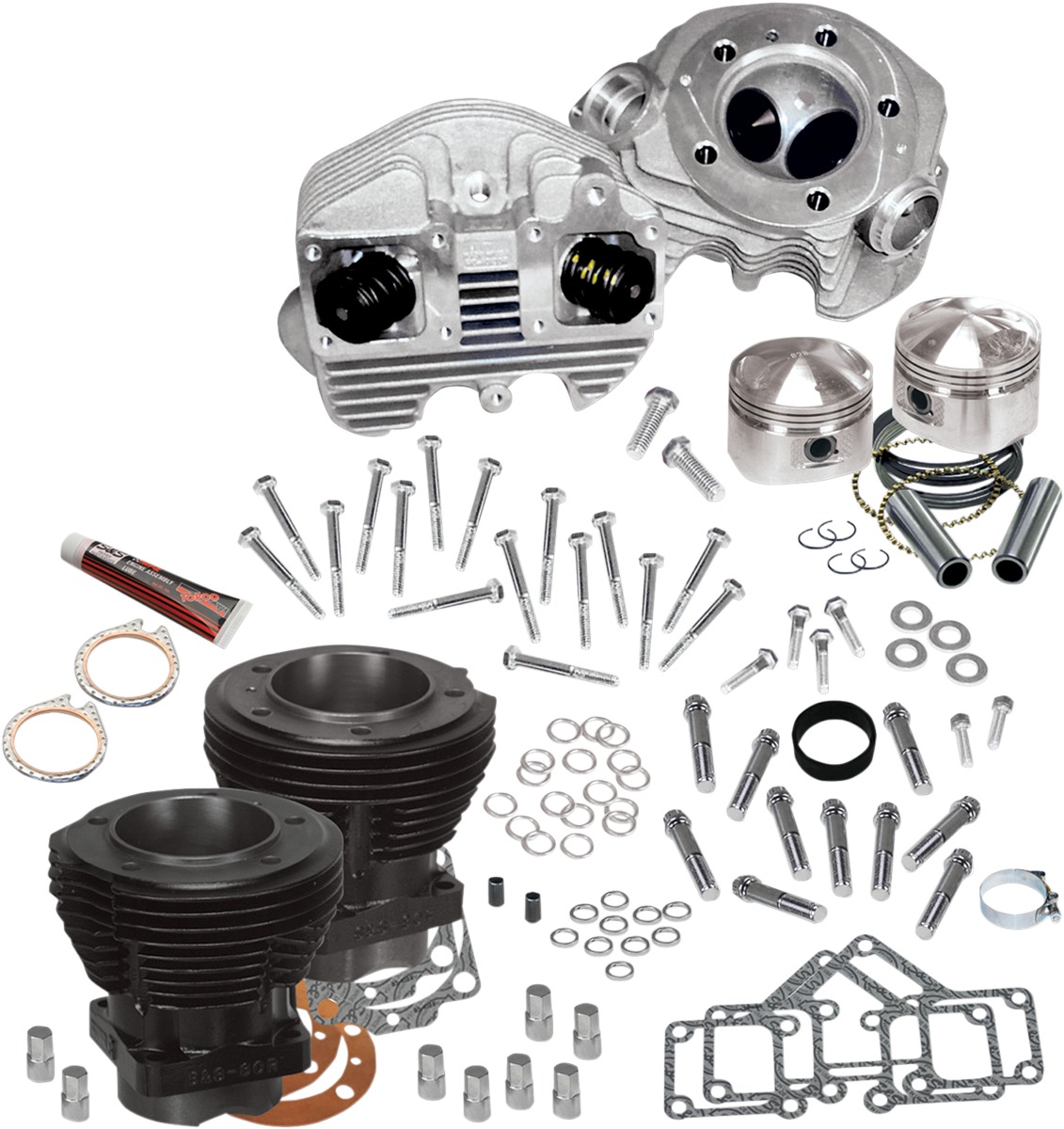 80" Shovelhead Band Style Top End Kit - 80" Complete Top End Kit Bt - Click Image to Close