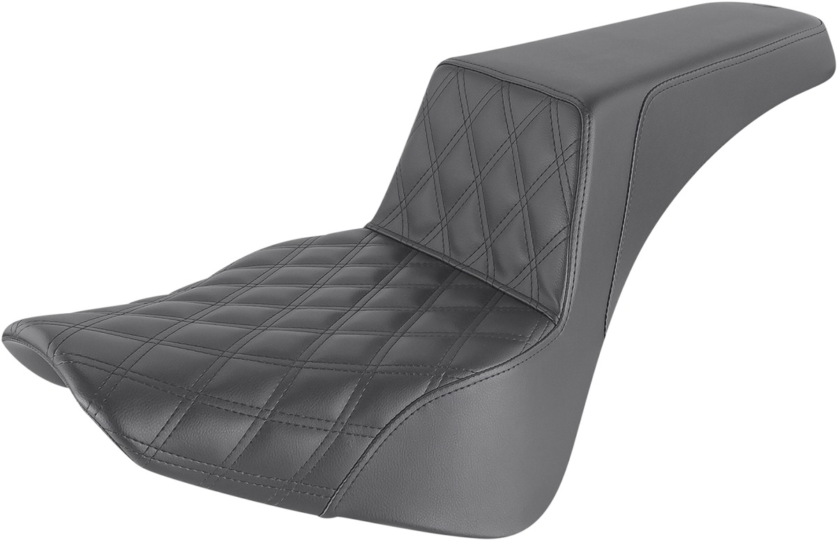 Step-Up Front Lattice 2-Up Seat - Black - For 18-20 FLDE FLHC FLSL - Click Image to Close