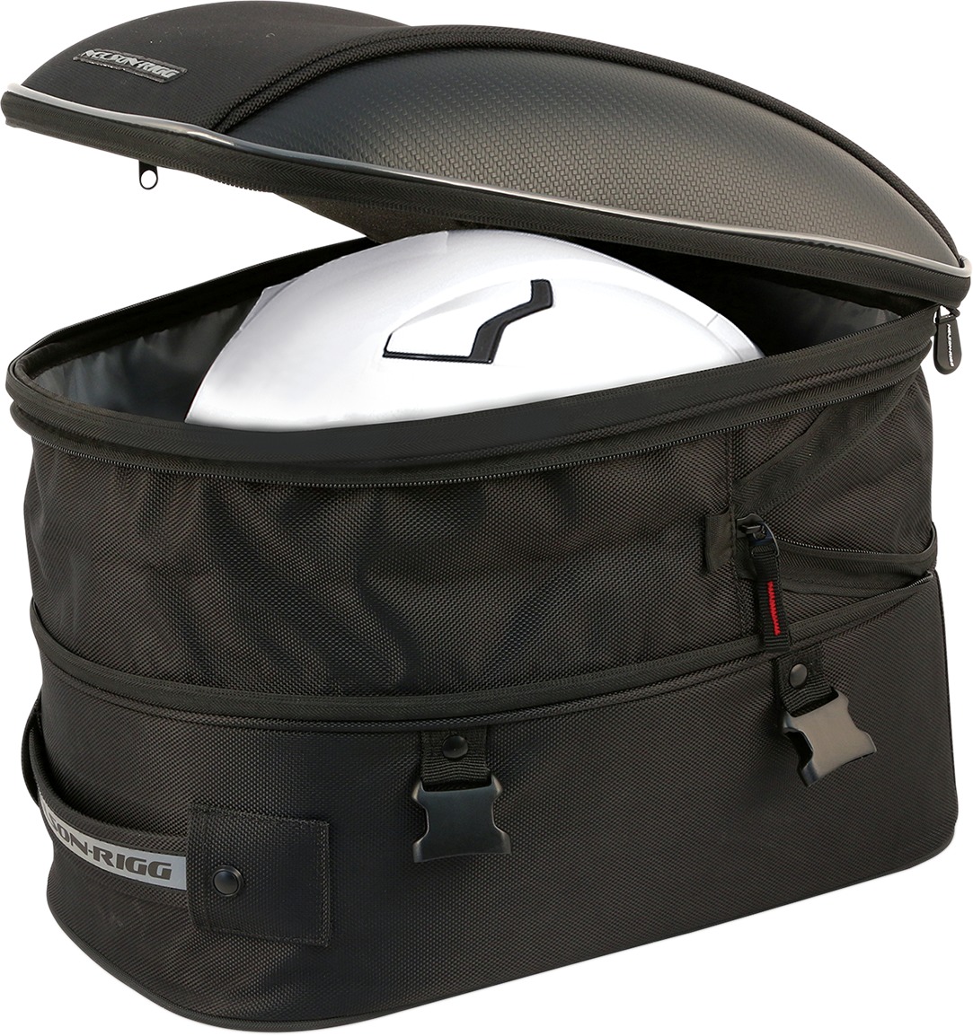 Nelson-Rigg CL-1060-ST2 Commuter Touring Tail Bag, Black, 24.78L, Universal Fit - Click Image to Close