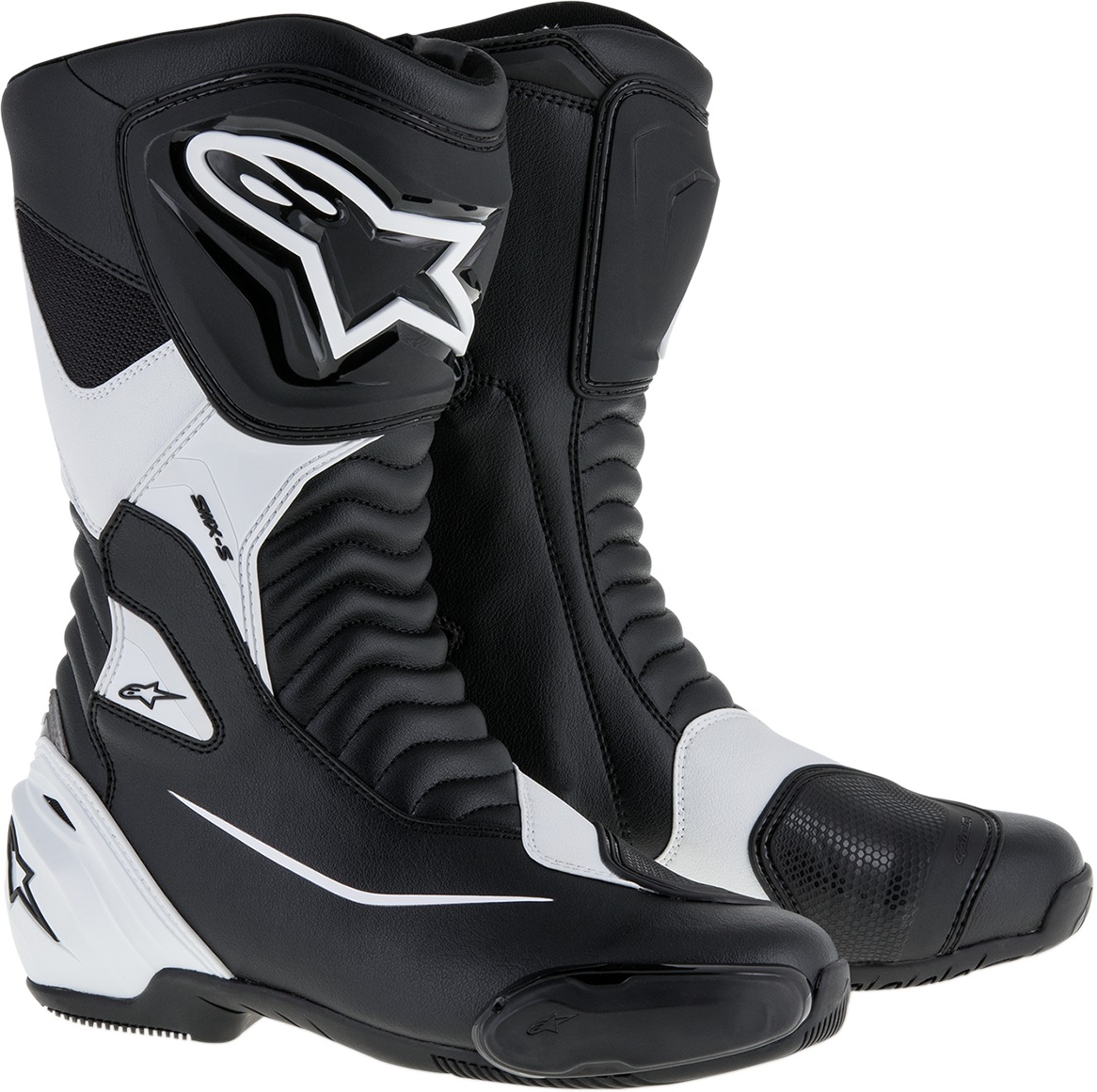 SMX-S Street Riding Boots Black/White US 6 - Click Image to Close