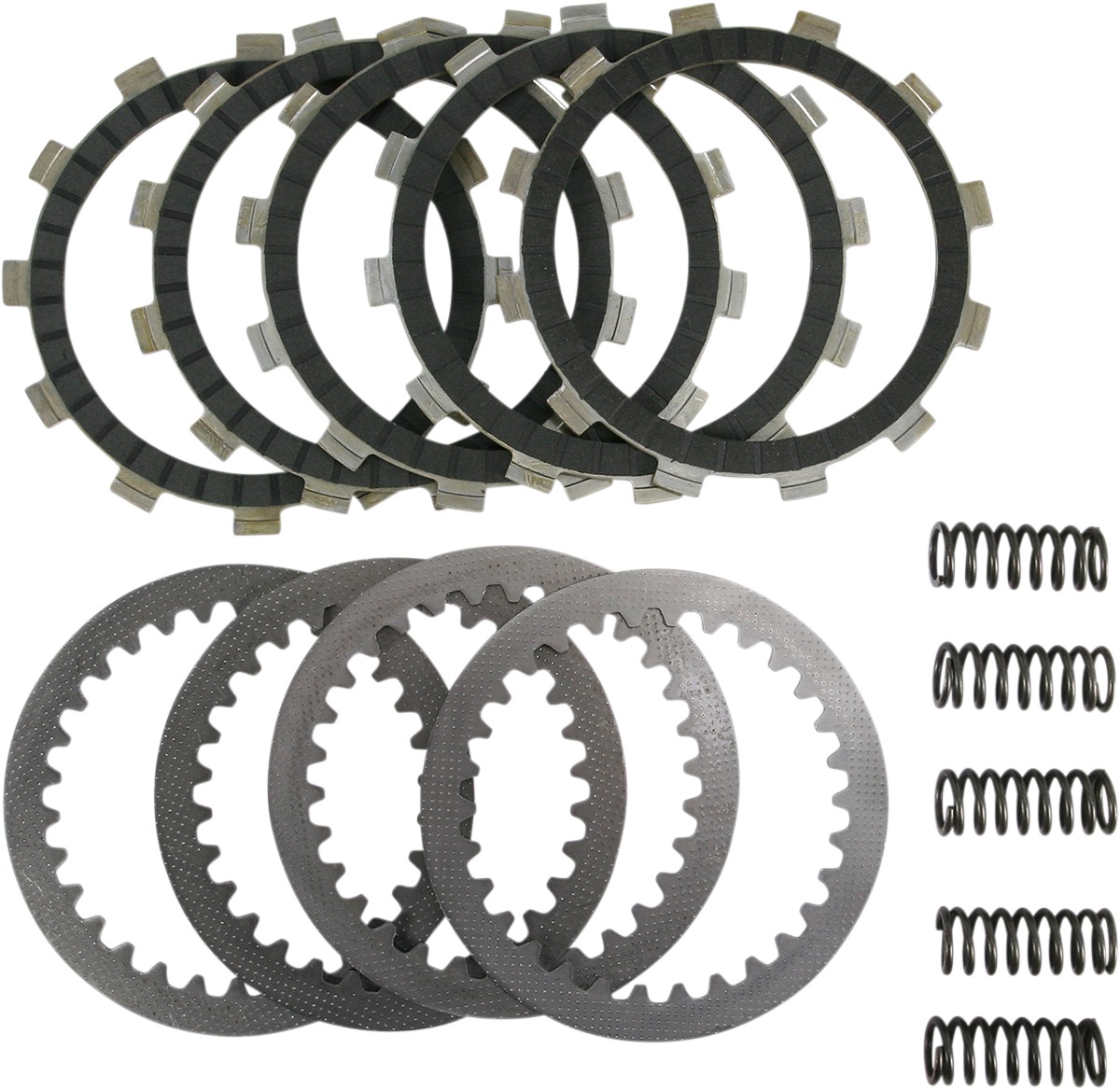 DRCF Complete Clutch Kit - CFK Plates, Steels, & Springs - Click Image to Close