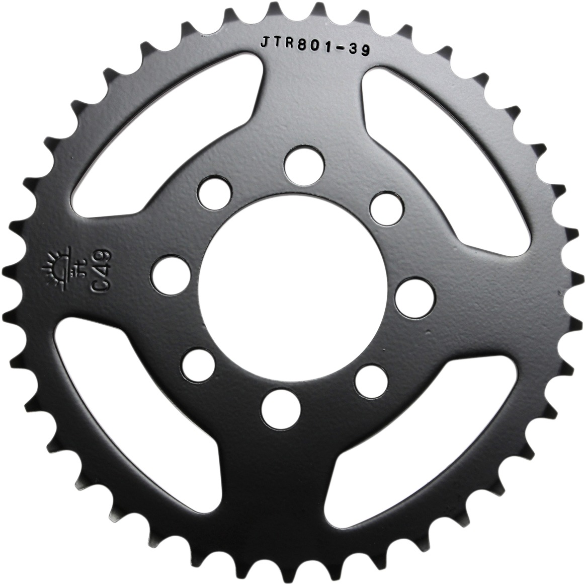 Steel Rear Sprocket - 39 Tooth 420 - For KLX110/L, Z125 Pro, DRZ110 - Click Image to Close