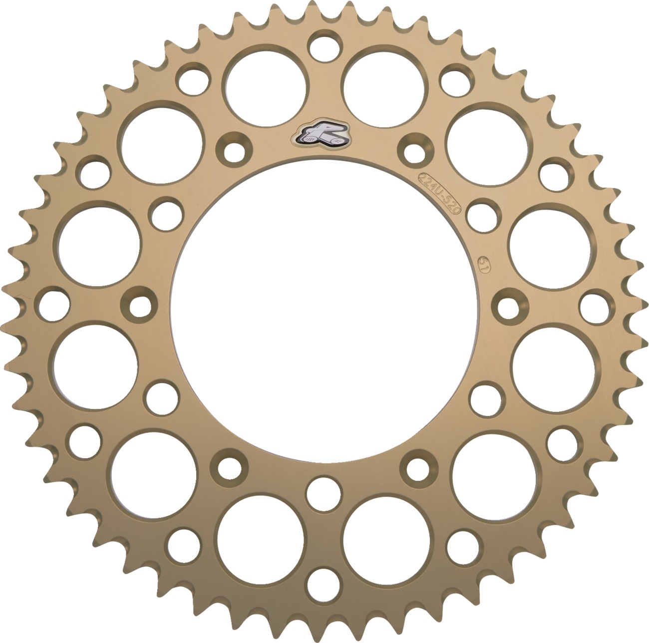 Rear Sprocket - Grooved HA 520-51 Teeth - For 16-24 KTM 125-450 SX/SX-F/XC/XC TPI/XC-F/ Husqvarna - Click Image to Close