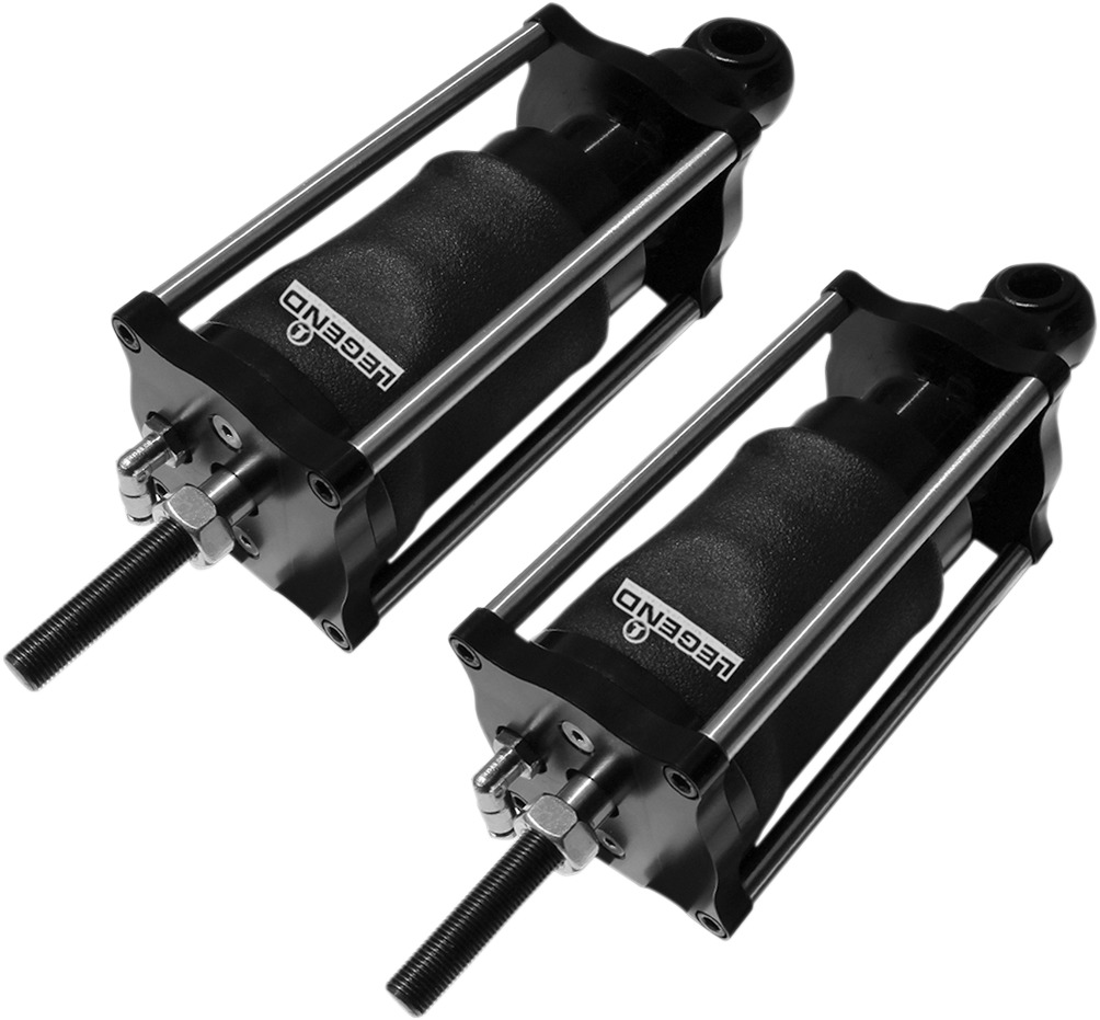 Air-ST Air Suspension Shocks w/ Compressor - For 00-17 Softails - Click Image to Close