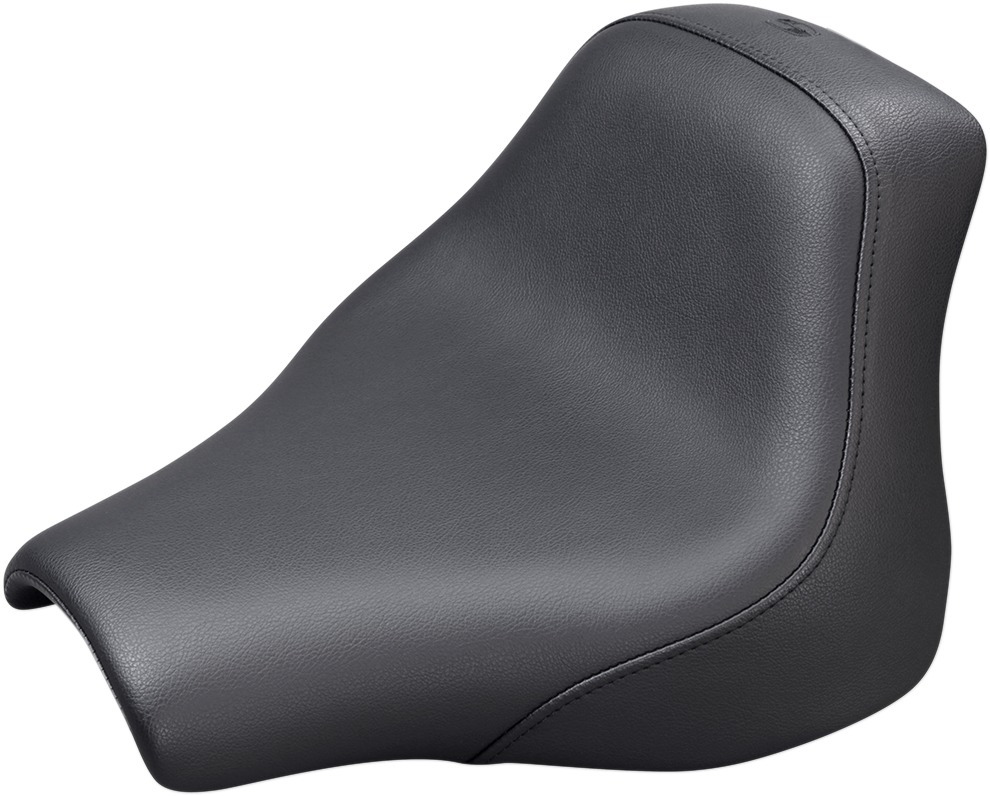 Renegade Smooth Solo Seat Black Low - For 18-20 Harley FXFB/S - Click Image to Close