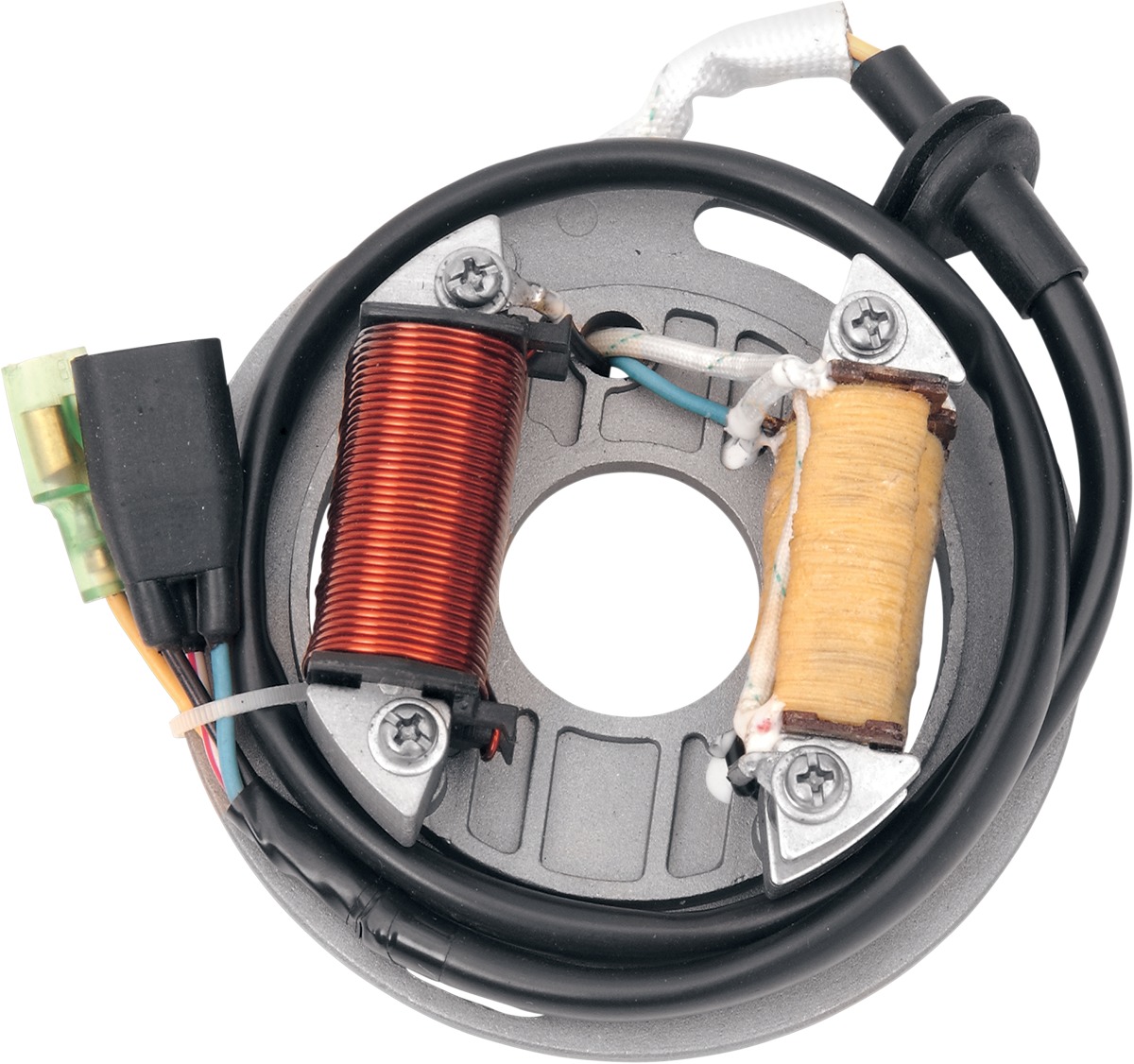 Hotshot High Output Stator w/ 80 Watt Lighting Coil - For 83-84 KDX250 & 84-87 KXT250 Tecate - Click Image to Close