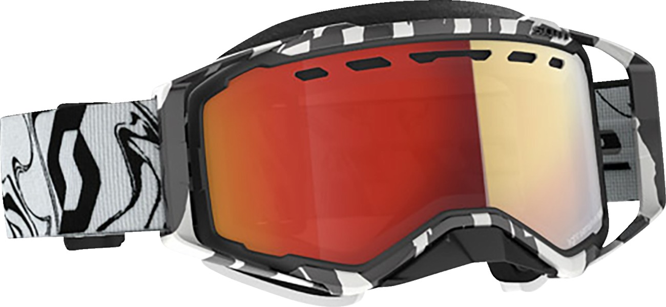 Prospect Snow Cross Goggle - Prspct Sx Ls Mrblblk Rd Snow - Click Image to Close