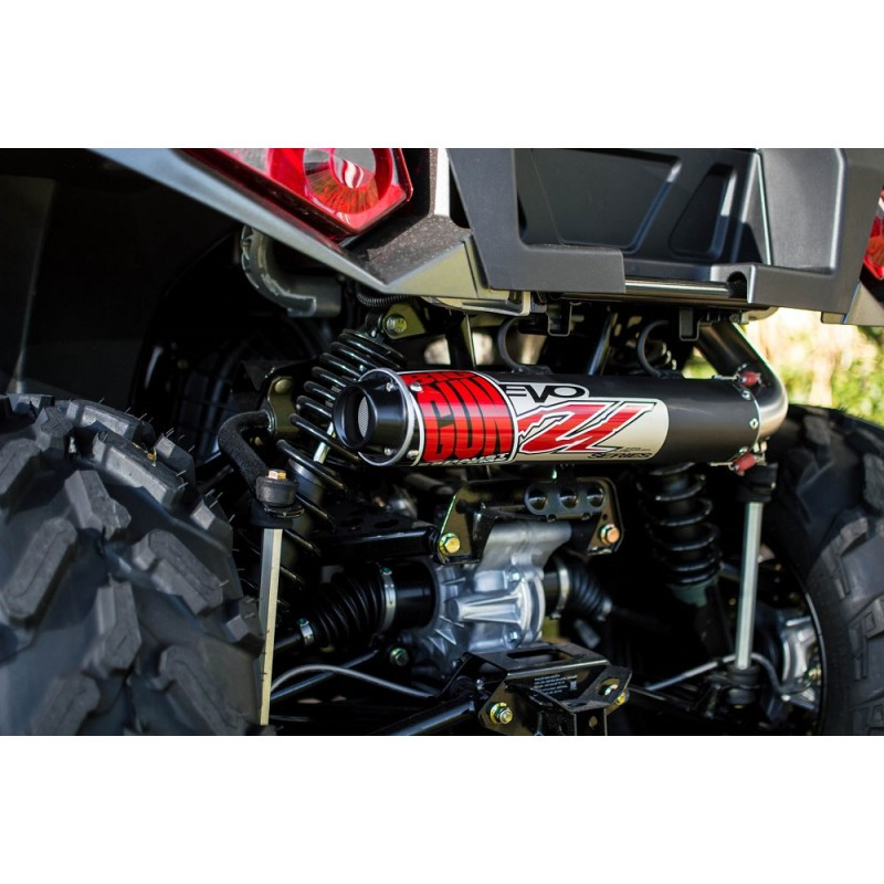 EVO U Slip On Exhaust - For 15-16 Polaris Sportsman XP 1000 Touring - Click Image to Close