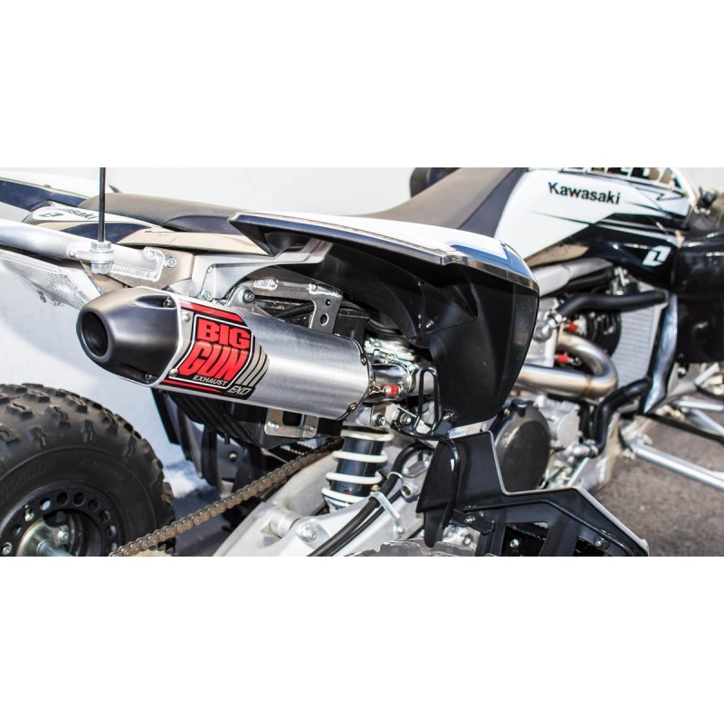 EXO Series Full Exhaust - For 07-14 Kawasaki KFX450R - Click Image to Close