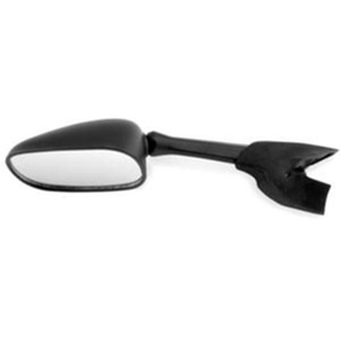 Black Replacement Mirror - Left - For 04-06 Yamaha FZ6 - Click Image to Close