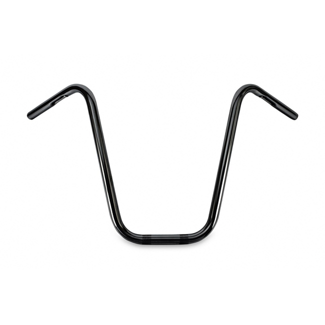 16" Narrow Bottom Apes - Ape Hanger Bars Black 1.00" Dia. - 32.5W-16H-7PB - Click Image to Close