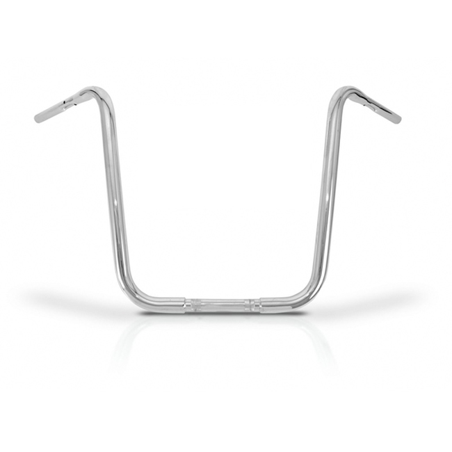 18" Gorilla Apes Bars - Ape Hangers Chrome (TBW) 1.25" Dia. - 36.5W-18H-10PB - Click Image to Close