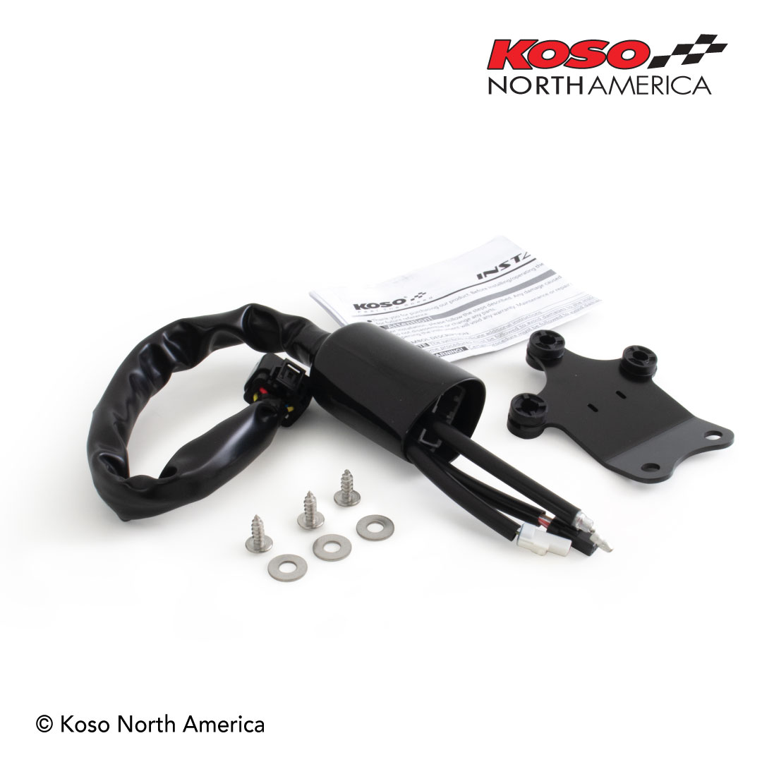 Plug & Play Kit w/ Bracket For RX-3 Gauge - For Honda Monkey - Click Image to Close