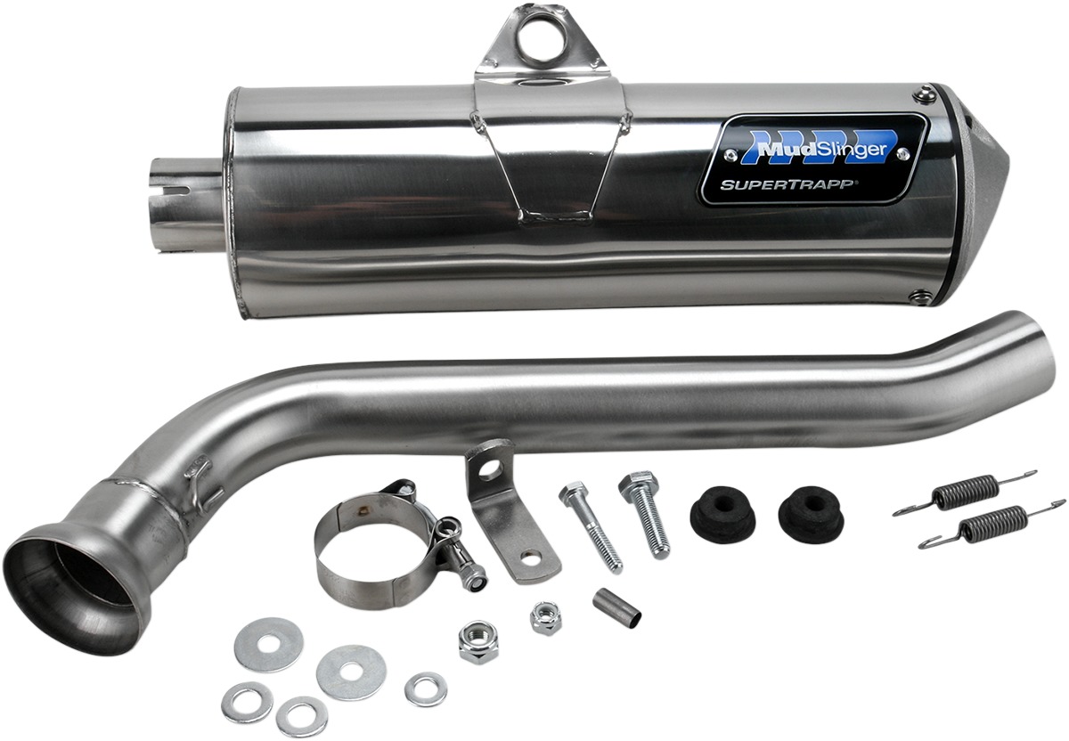 Mudslinger Slip On Exhaust Muffler - For 07-14 700 Grizzly & 12-14 550 Grizzly - Click Image to Close