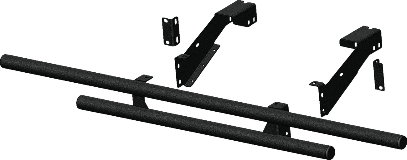 Double Tube Rear Bumper - For 17-18 Polaris Ranger XP 1000/ Crew/ 14-19 570-900 XP Full Size - Click Image to Close