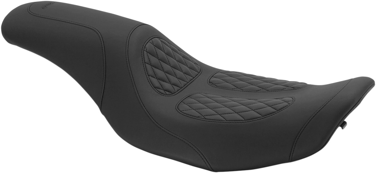 Dave Perewitz Diamond Vinyl 2-Up Seat - For 97-07 Harley FLHR FLHX - Click Image to Close