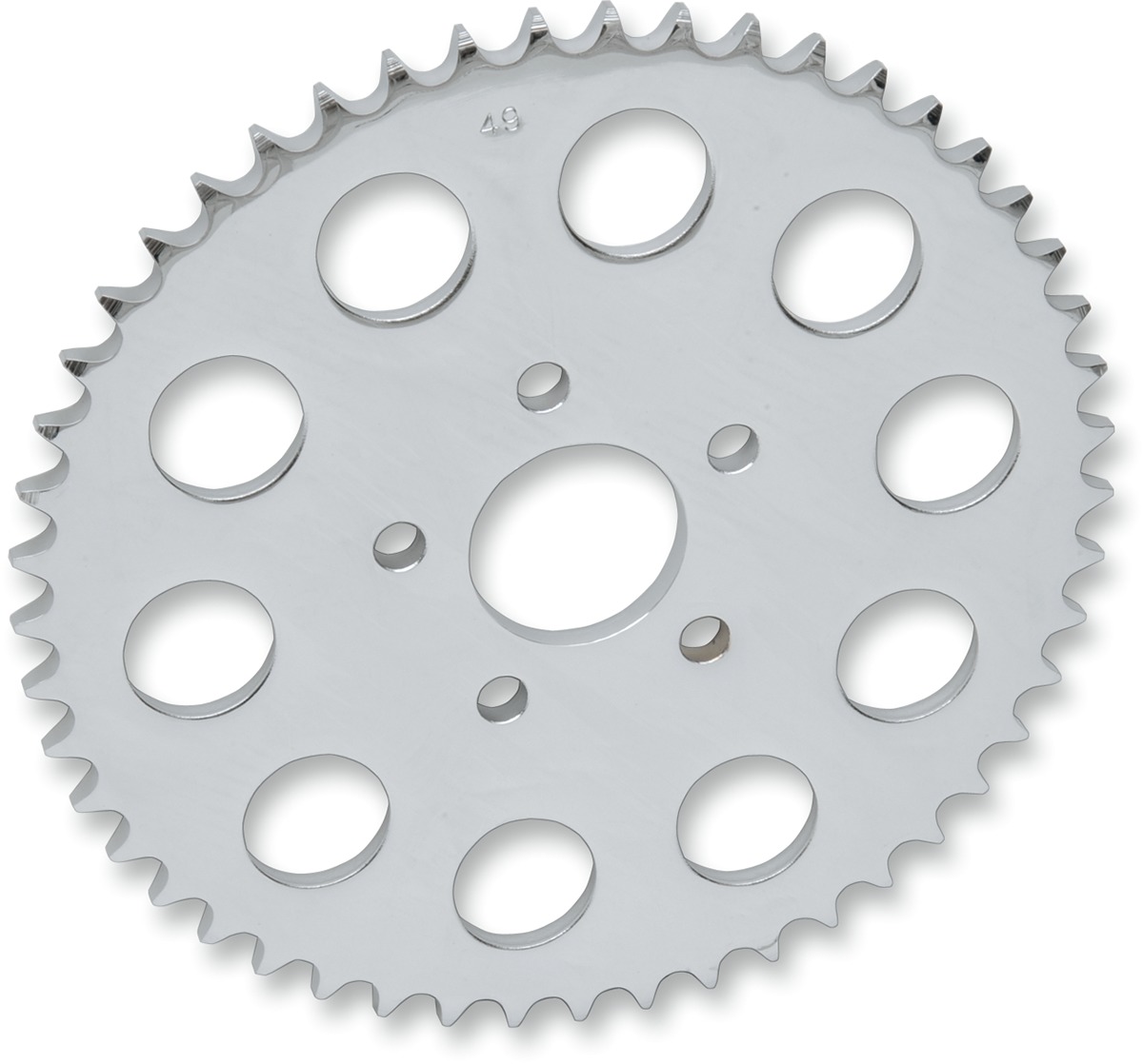 Steel 530 Conversion Sprocket 48T Flat Chrome - Click Image to Close