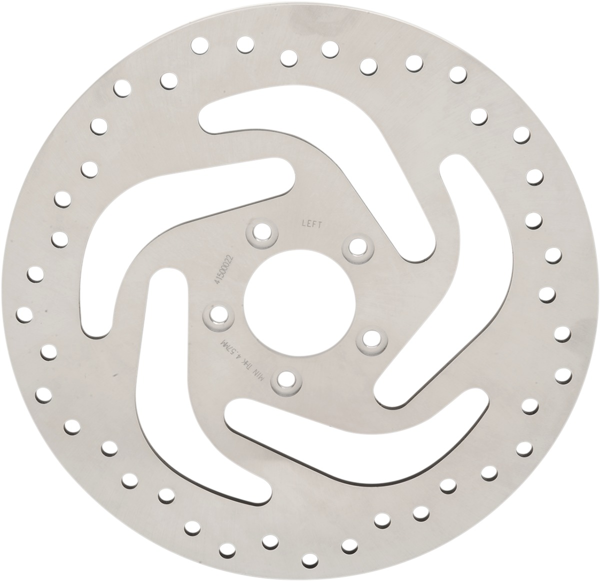 Solid Drilled Front Brake Rotor 300mm - For Harley - Click Image to Close