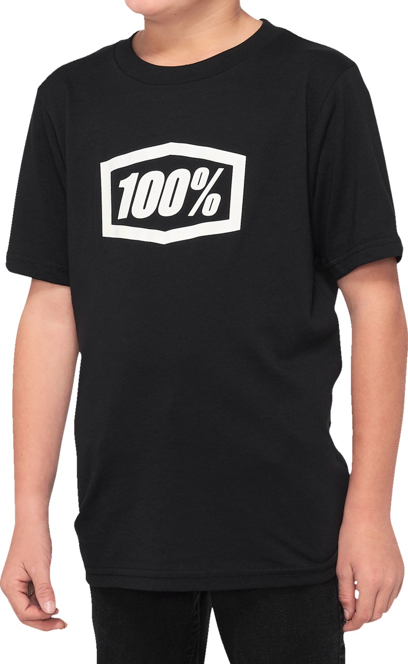 Youth Icon Tee - Icon Tee Blk Yxl - Click Image to Close