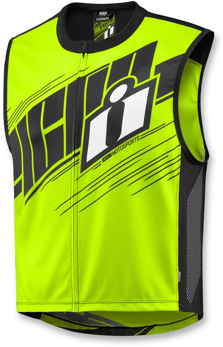 Mil-Spec 2 Textile Vest - Black, Hi-Viz Yellow, White Men's 2XL/3XL - Click Image to Close