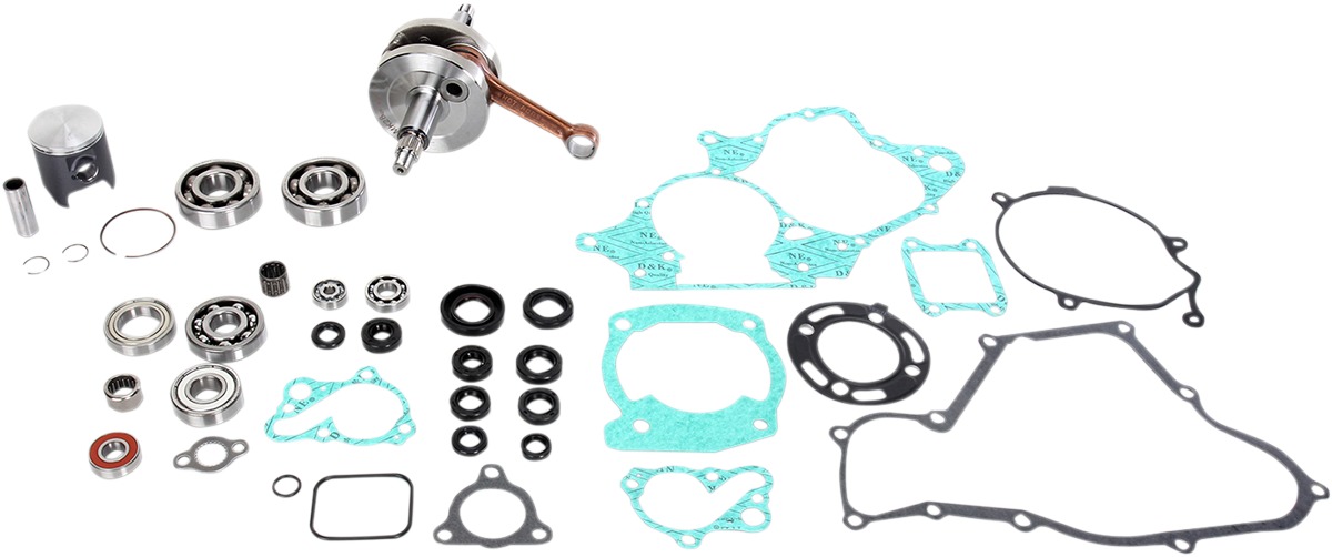 Engine Rebuild Kit w/ Crank, Piston Kit, Bearings, Gaskets & Seals - For 92-02 CR80R/RB - Click Image to Close