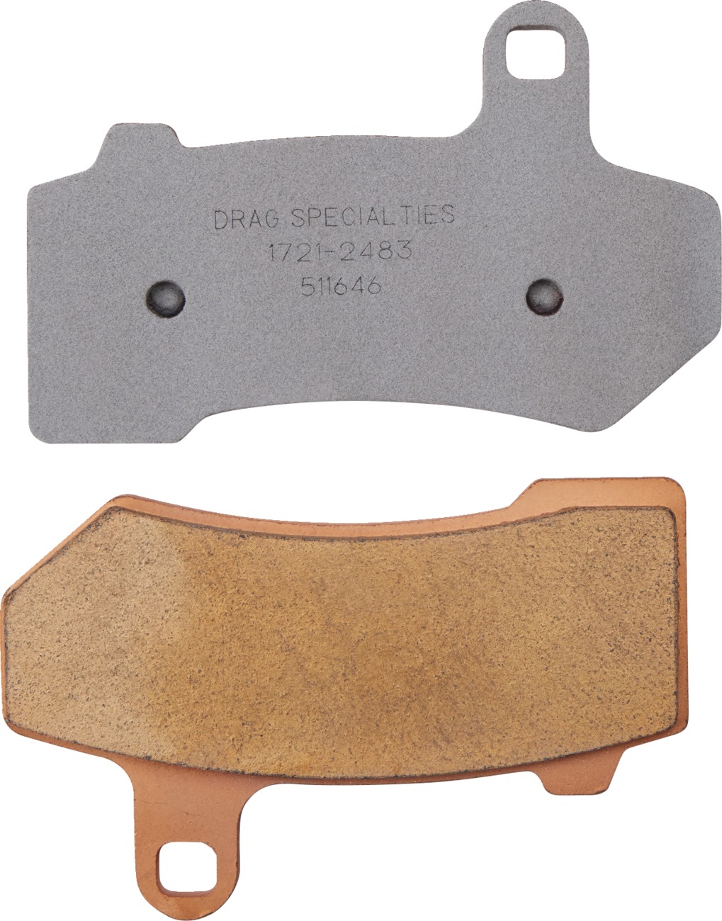 Sintered Metal Brake Pads - Replaces H-D # 41854-08, 42897-08, 42897-06 & 42850-06 - Click Image to Close