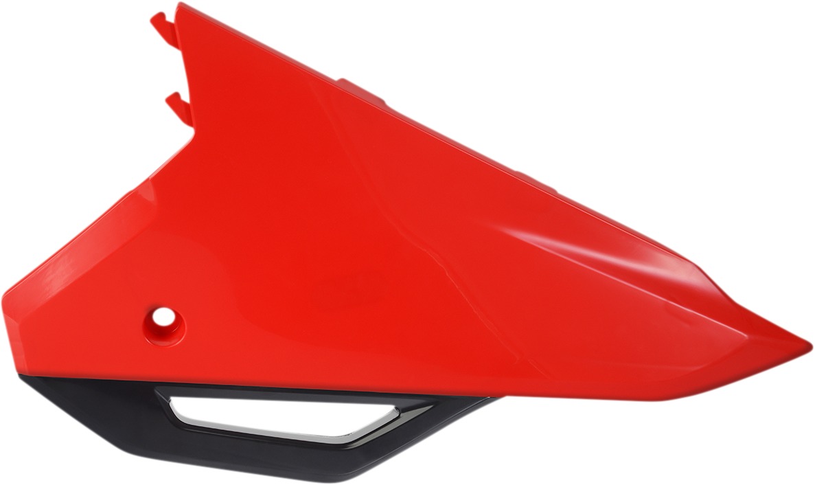 Side Number Plates for Honda - Side Panels Hon Red/Blk - Click Image to Close