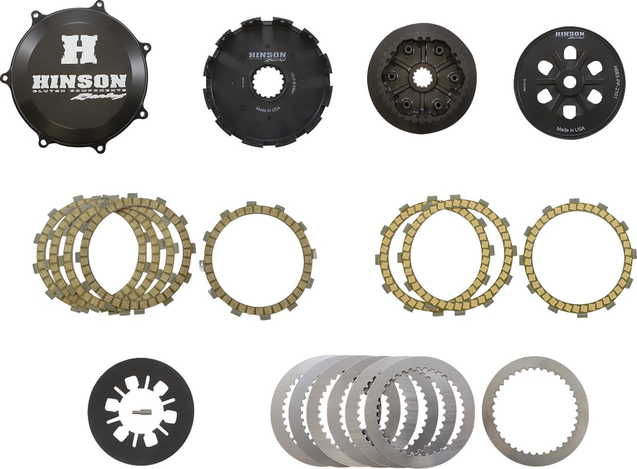 Clutch 21-24 Kawasaki KX450 Complete Billetproof Clutch Kit - Click Image to Close