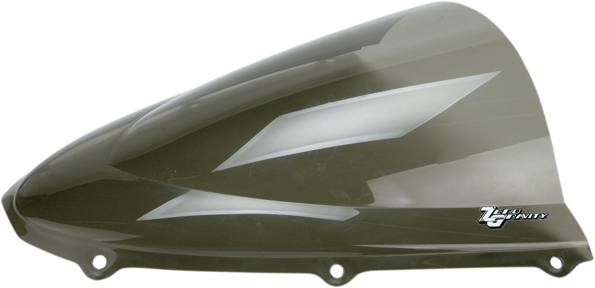 Light Smoke Double Bubble Windscreen For 05-08 ZX6R & 06-07 ZX10R - Click Image to Close