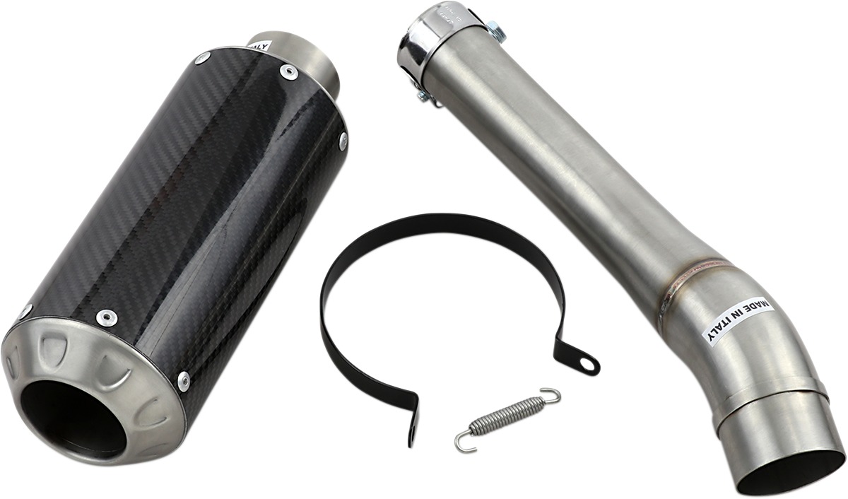 MGP 2 Growler Carbon Fiber Slip On Exhaust - For 11-14 Honda CBR250R - Click Image to Close