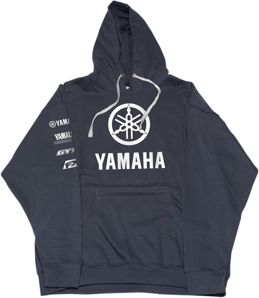 Men's Yamaha Stack Hoody - Yamaha Stack Hoody Nvy 2Xl - Click Image to Close