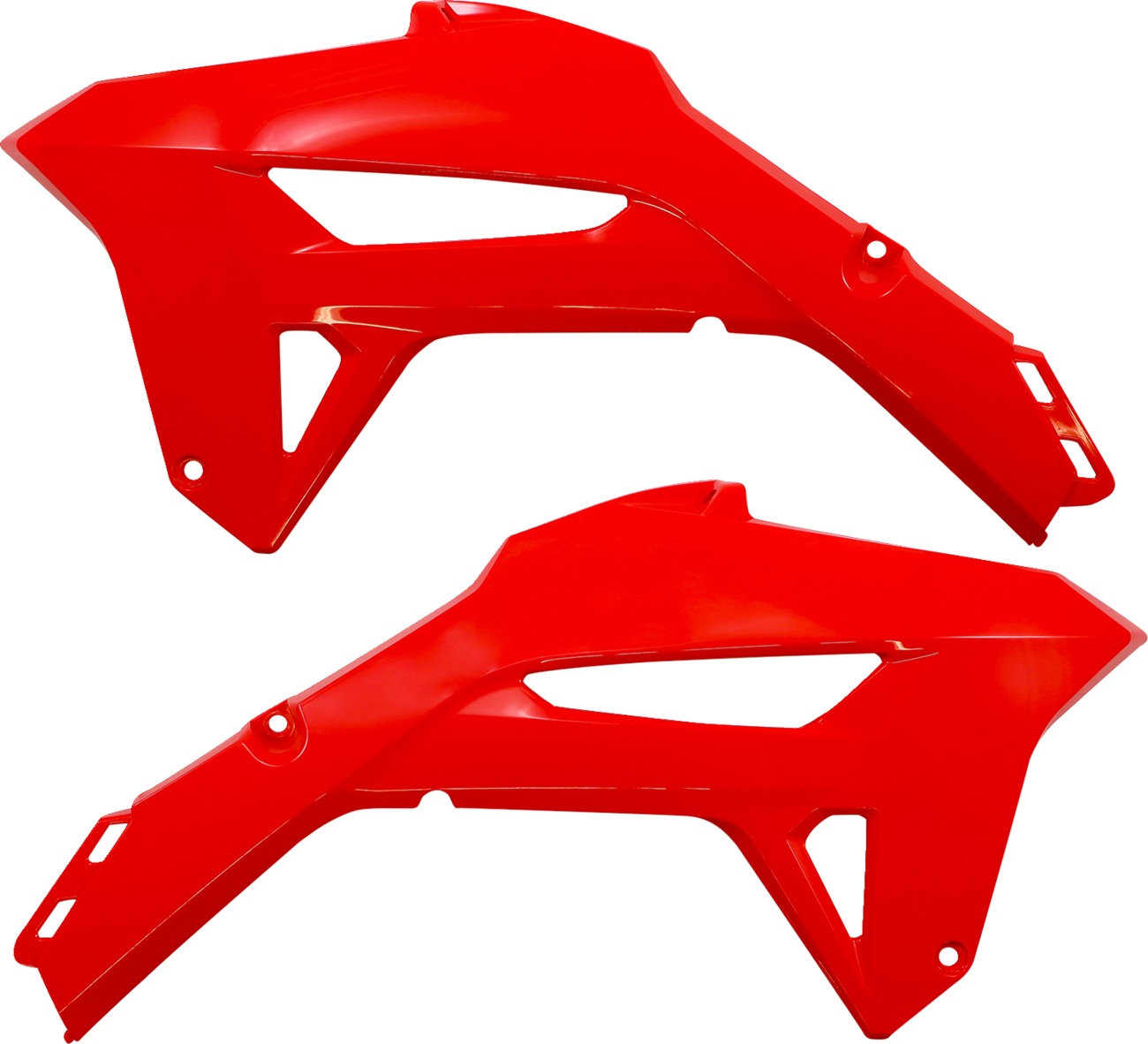 Radiator Shrouds for Honda - Radiator Shrouds Red - Click Image to Close