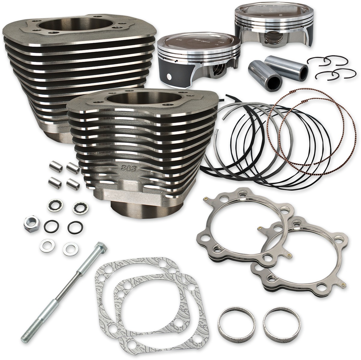 124" Twin Cam 4-1/8" Big Bore Kit - Cylndr St 4-1/8" Br 124" - Click Image to Close