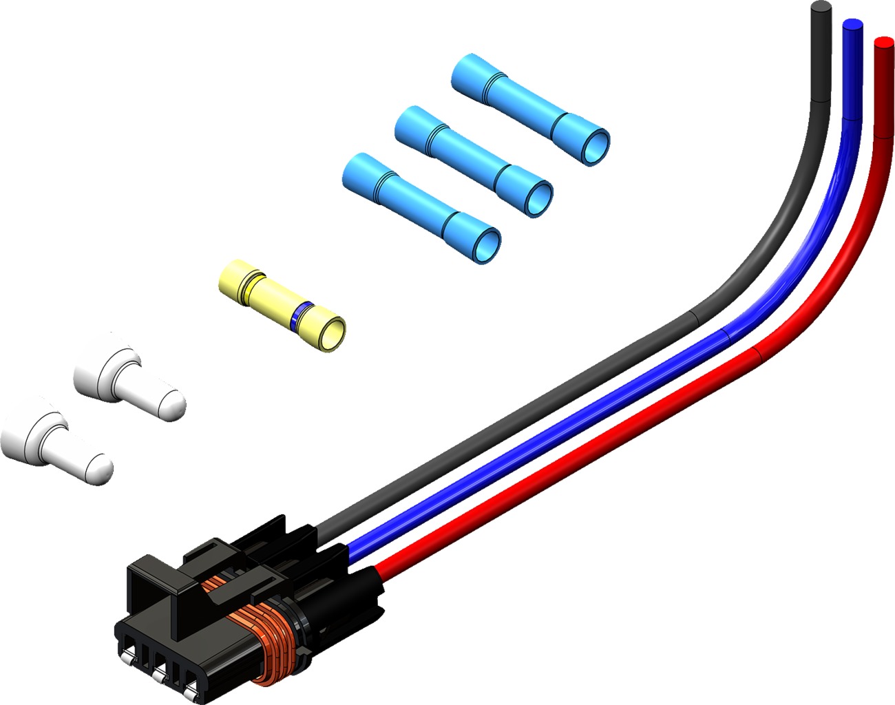 KFI Polaris Wire 3 Pin Harness - Click Image to Close