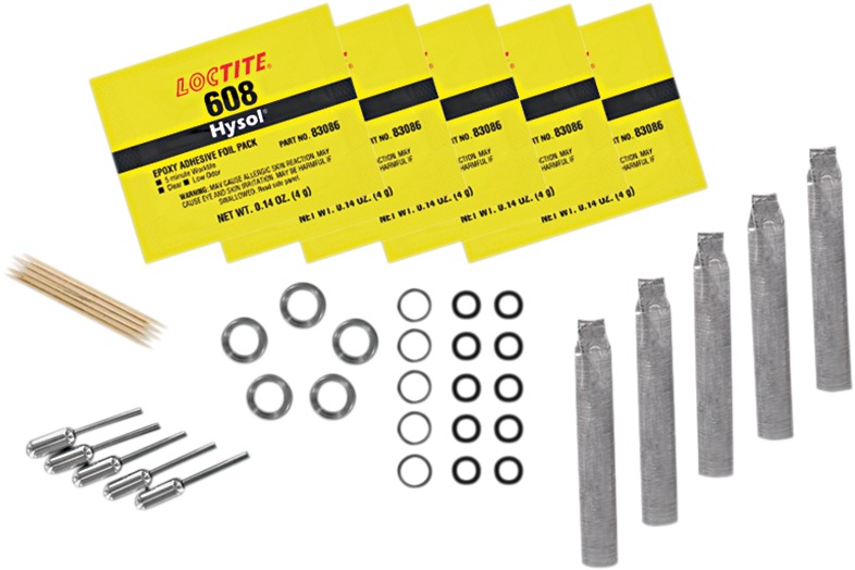 Pingel VRC2 Fuel Valve Rebuild Kit Components - Includes enough components to rebuild five fuel valves - Click Image to Close