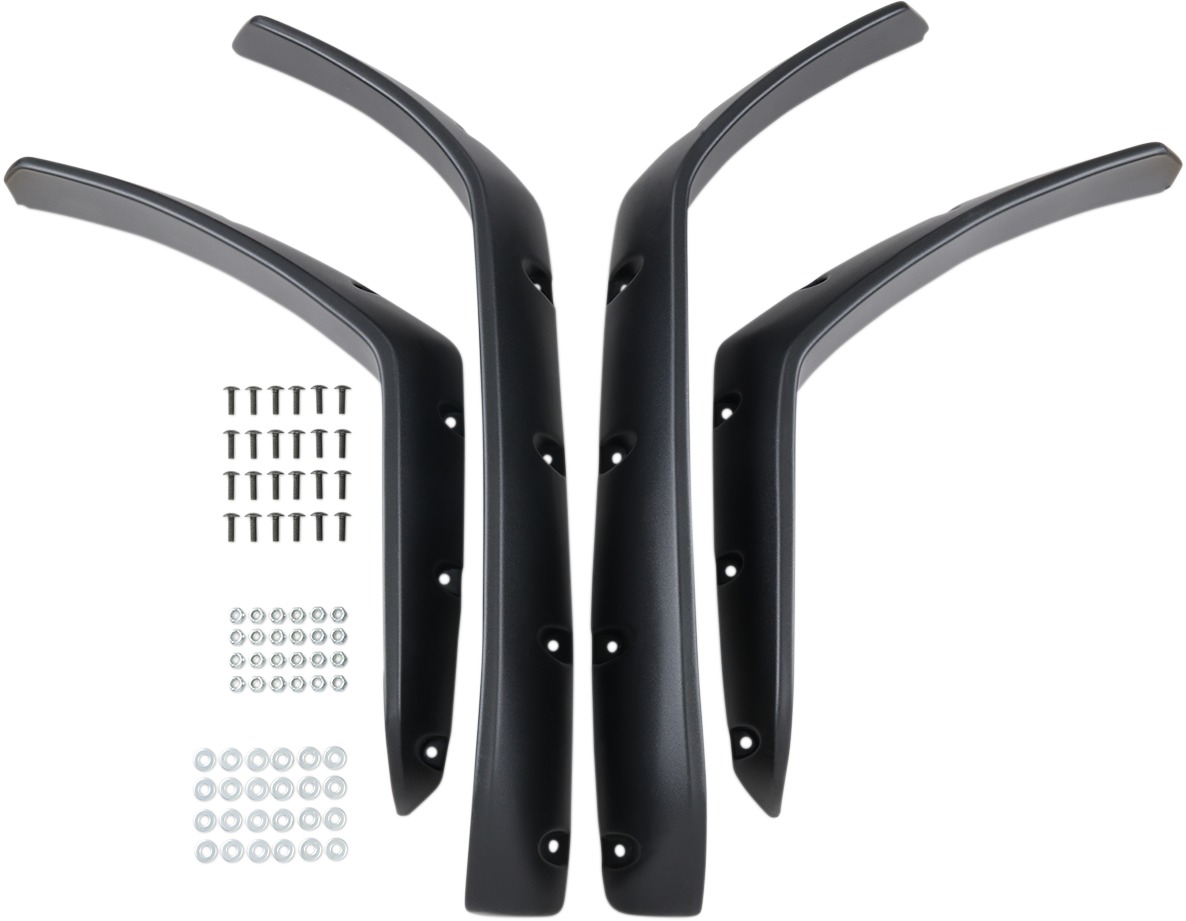 ATV Fender Flares - Fndr Flare Blk Polaris S/4 - Click Image to Close