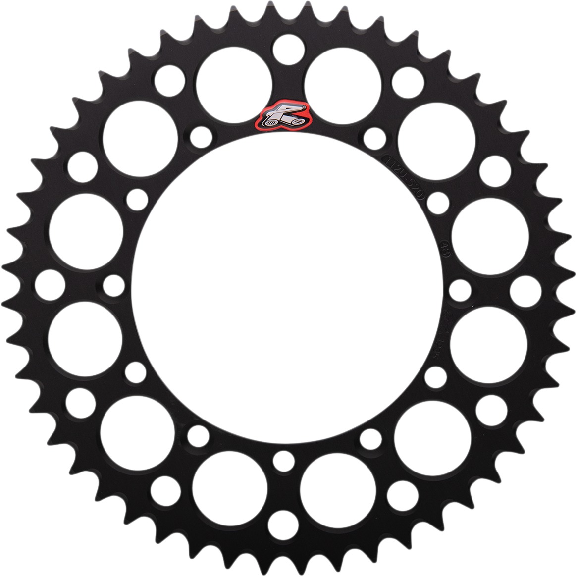 Rear Sprocket Grooved - Black 520-48 Teeth - For 91-09 Kawasaki KX 250/F/ 04-06 Suzuki RM-Z 250 - Click Image to Close