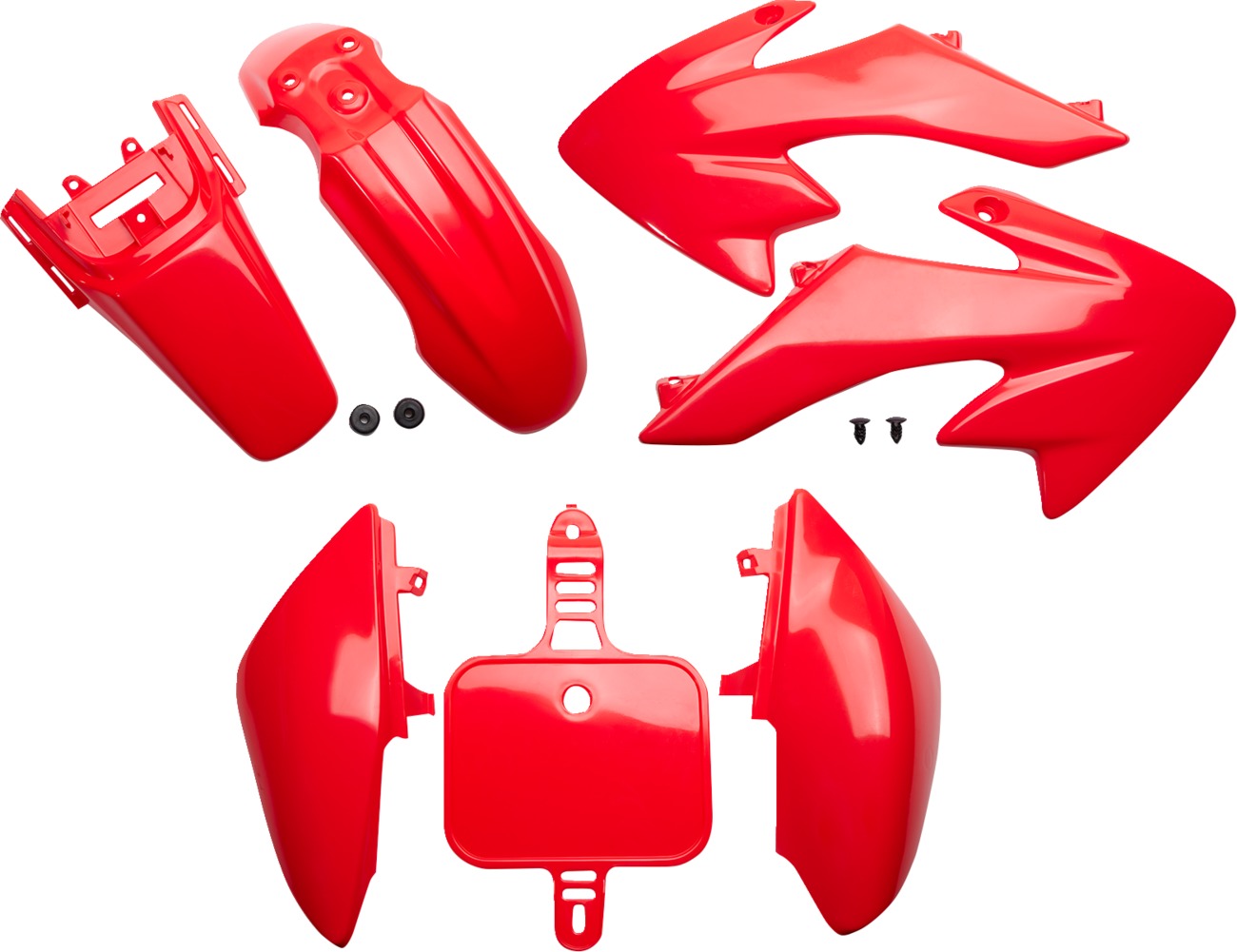 Complete Kits for Honda - Crf50 Plastic Kt Red - Click Image to Close