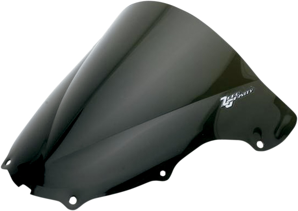 Dark Smoke Double Bubble Windscreen - For 03-04 Kawasaki ZX6R - Click Image to Close