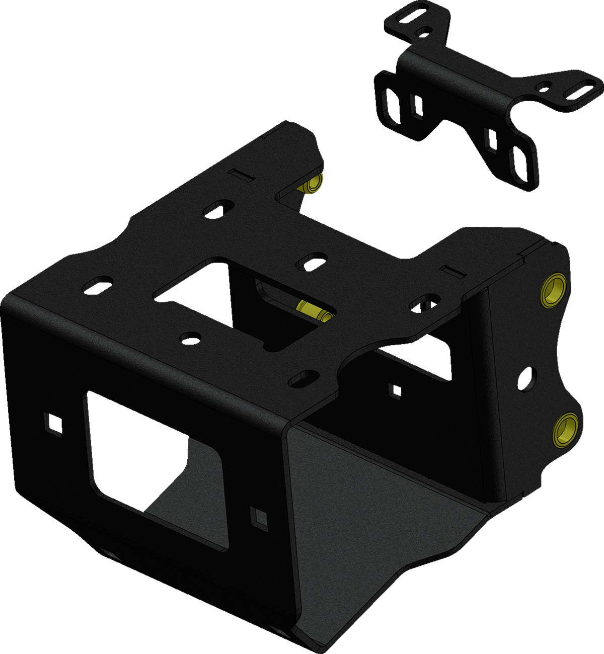 09-23 Polaris Sportsman 400-1000/ 13-23 Scrambler 850-1000 XP Winch Mount - Click Image to Close