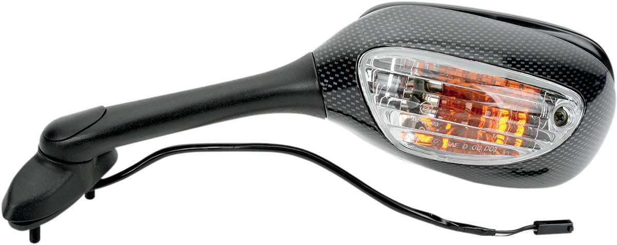 Left Mirror Replacement - Carbon Fiber Look - For 06-08 GSXR600/750 & 05-08 GSXR1000 - Click Image to Close