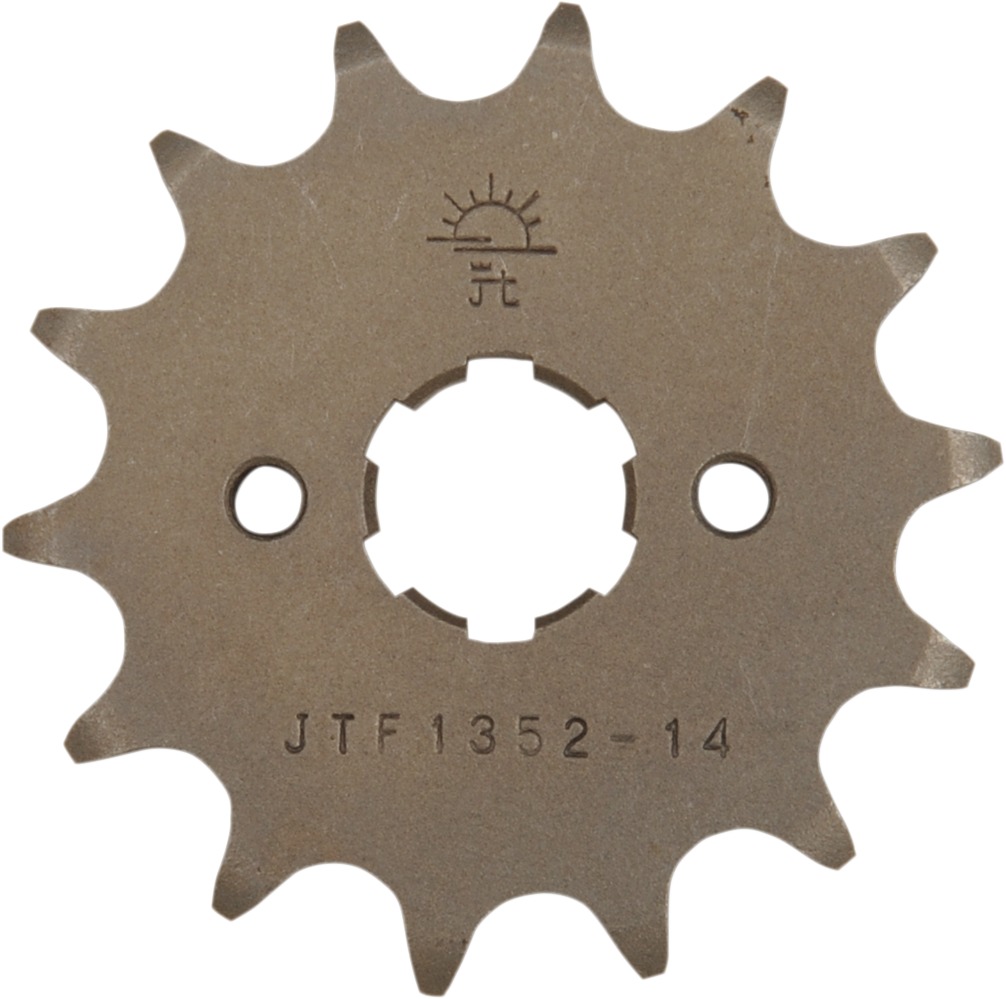 Front Steel Countershaft Sprocket - 14 Tooth 520 - Click Image to Close