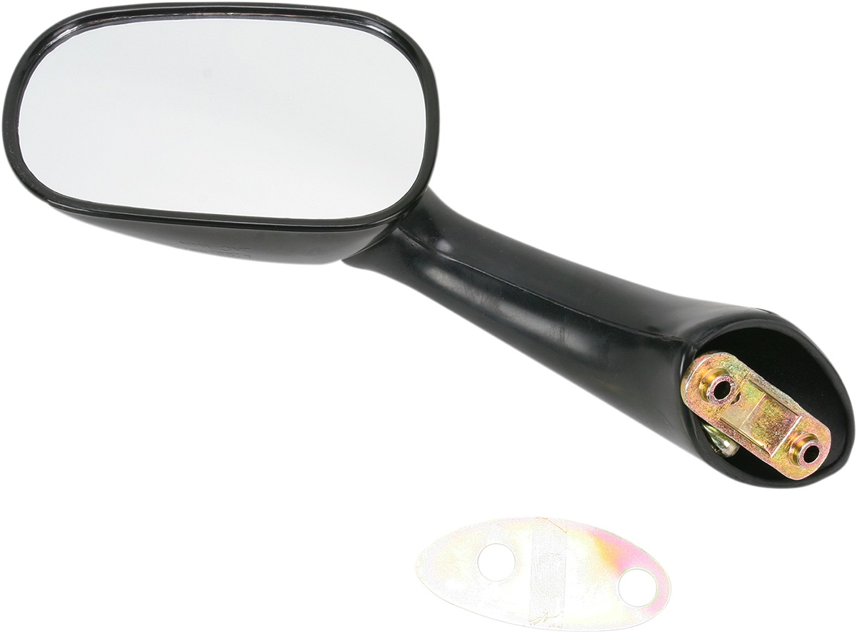 Left Mirror Replacement - Black - For 91-98 CBR600F2/3 & 93-96 CBR1000F & 98-99 VFR800 - Click Image to Close